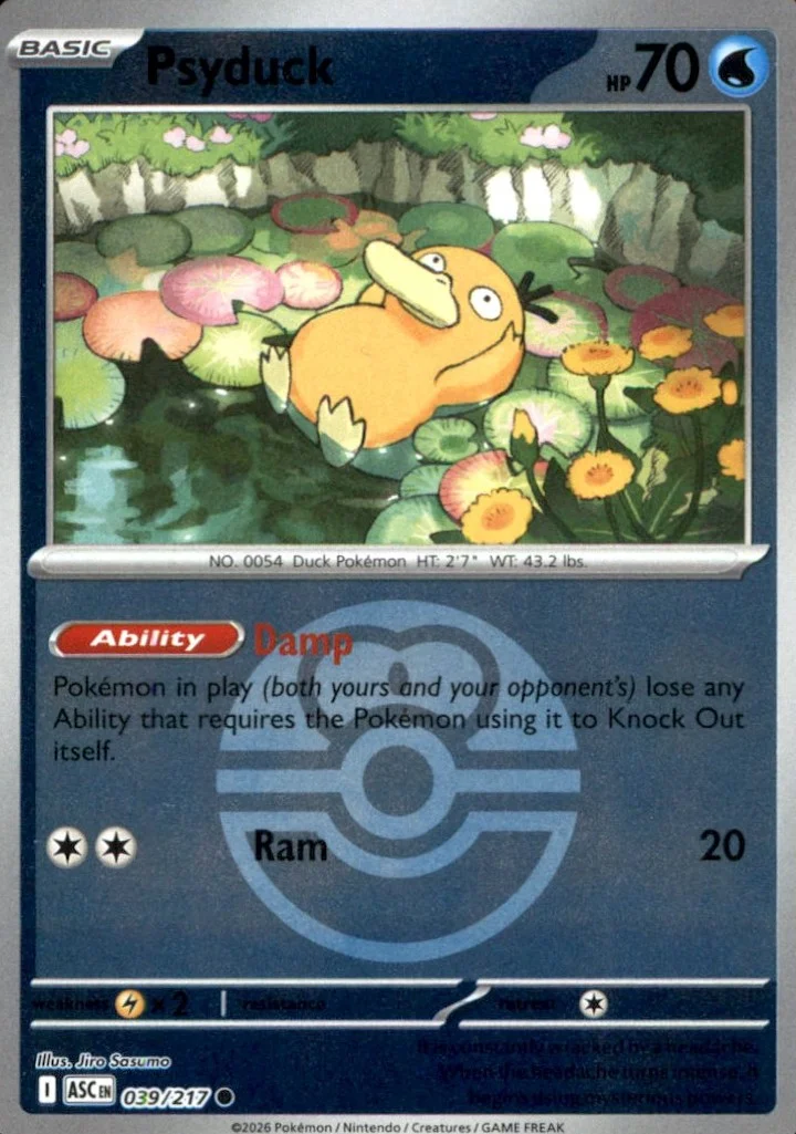 Psyduck - 039/217 (Loveball Reverse) - ME: Ascended Heroes #039