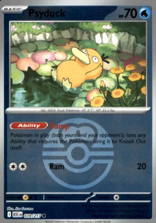 Psyduck - 039/217 (Loveball Reverse) - ME: Ascended Heroes #039