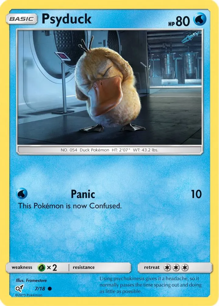 Psyduck (Holo Common) - Detective Pikachu #7