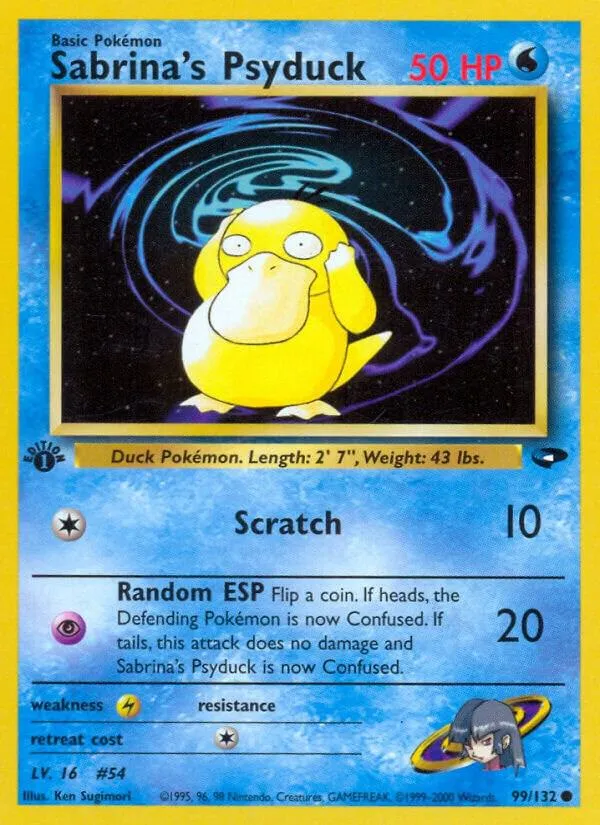 Sabrina's Psyduck - Gym Challenge #099