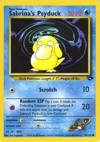 Sabrina's Psyduck - Gym Challenge #099