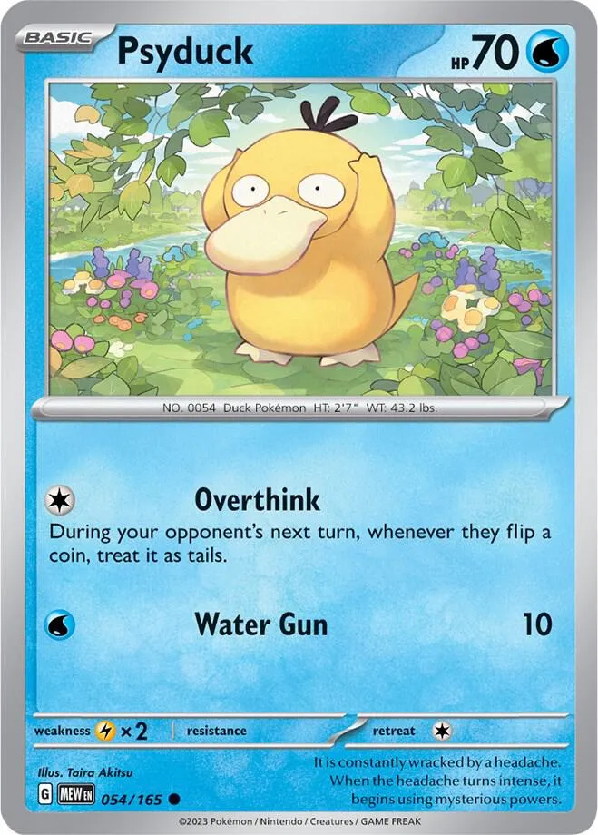 Psyduck - 054/165 - SV: Scarlet & Violet 151 #054