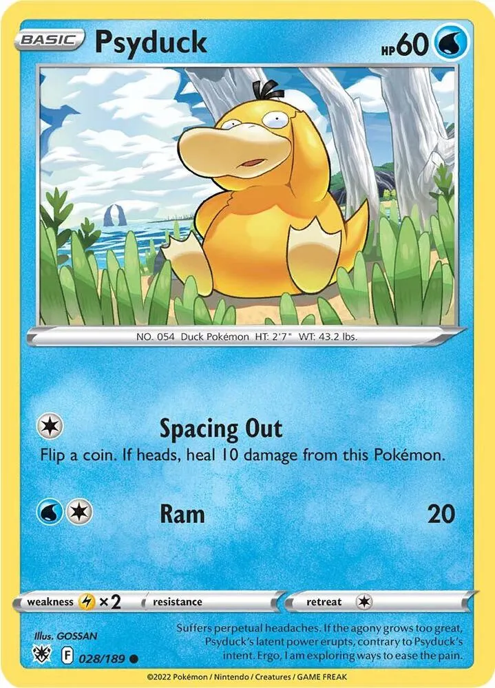 Psyduck - SWSH10: Astral Radiance #028