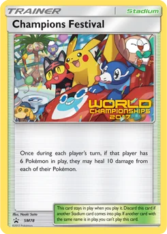 Champions Festival - SM Black Star Promos #SM78