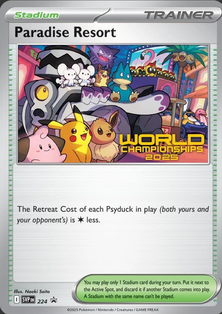 Paradise Resort (2025) - Scarlet & Violet Black Star Promos #224